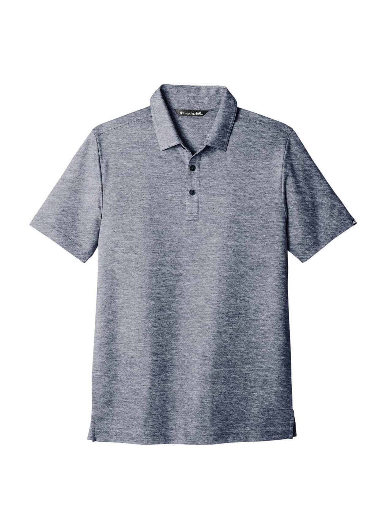 TravisMathew Men's Oceanside Heather Polo - Navy 3XL