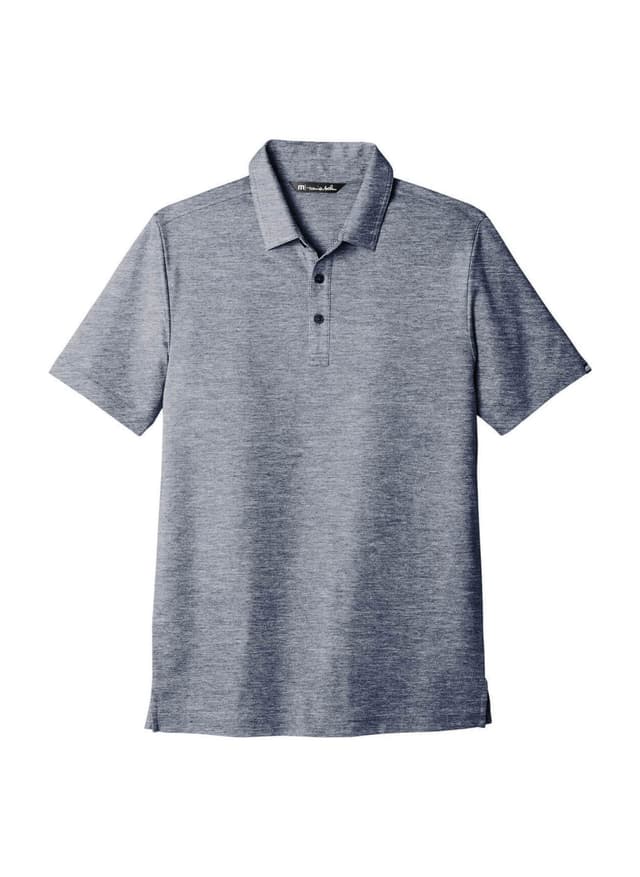 TravisMathew Men's Oceanside Heather Polo - Navy 3XL