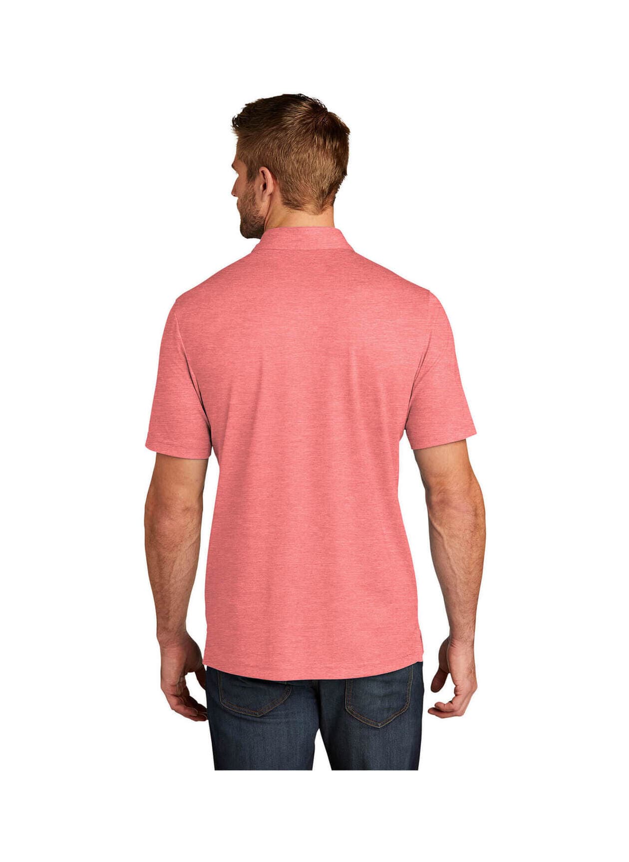 TravisMathew Men's Oceanside Heather Polo - Red 3XL