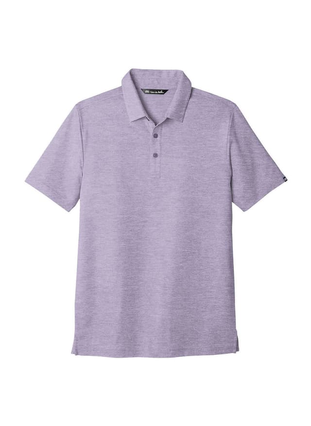 TravisMathew Men's Oceanside Heather Polo - Purple 3XL