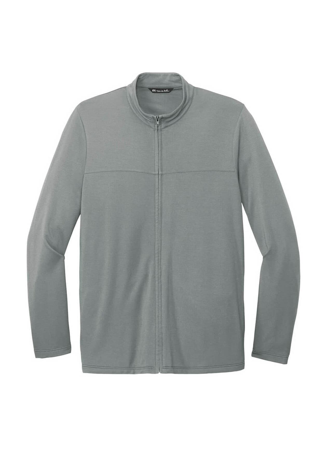 TravisMathew Men's Newport Fleece Jacket - Light Grey 3XL