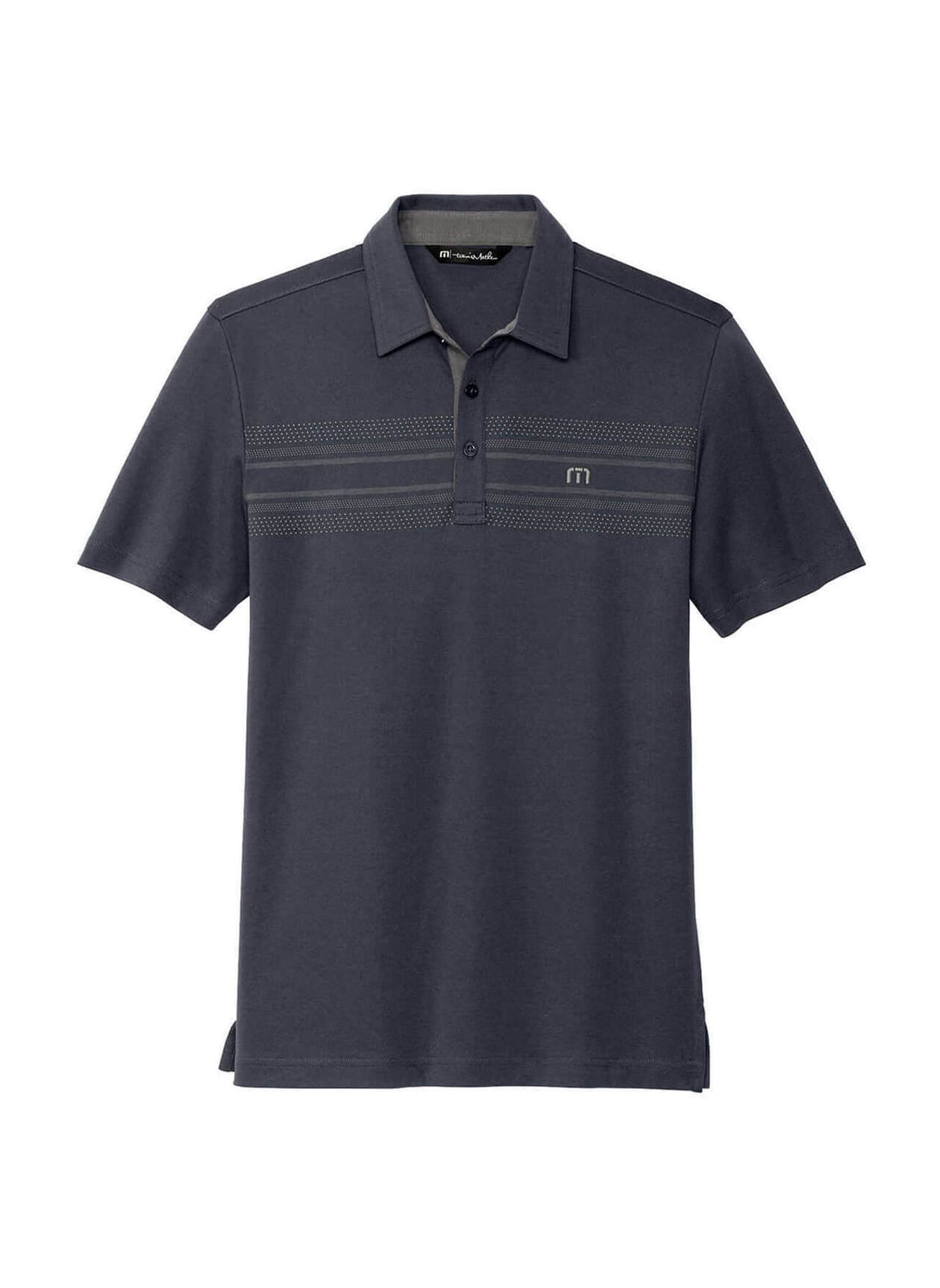 TravisMathew Men's Monterey Chest Stripe Polo - Navy 3XL