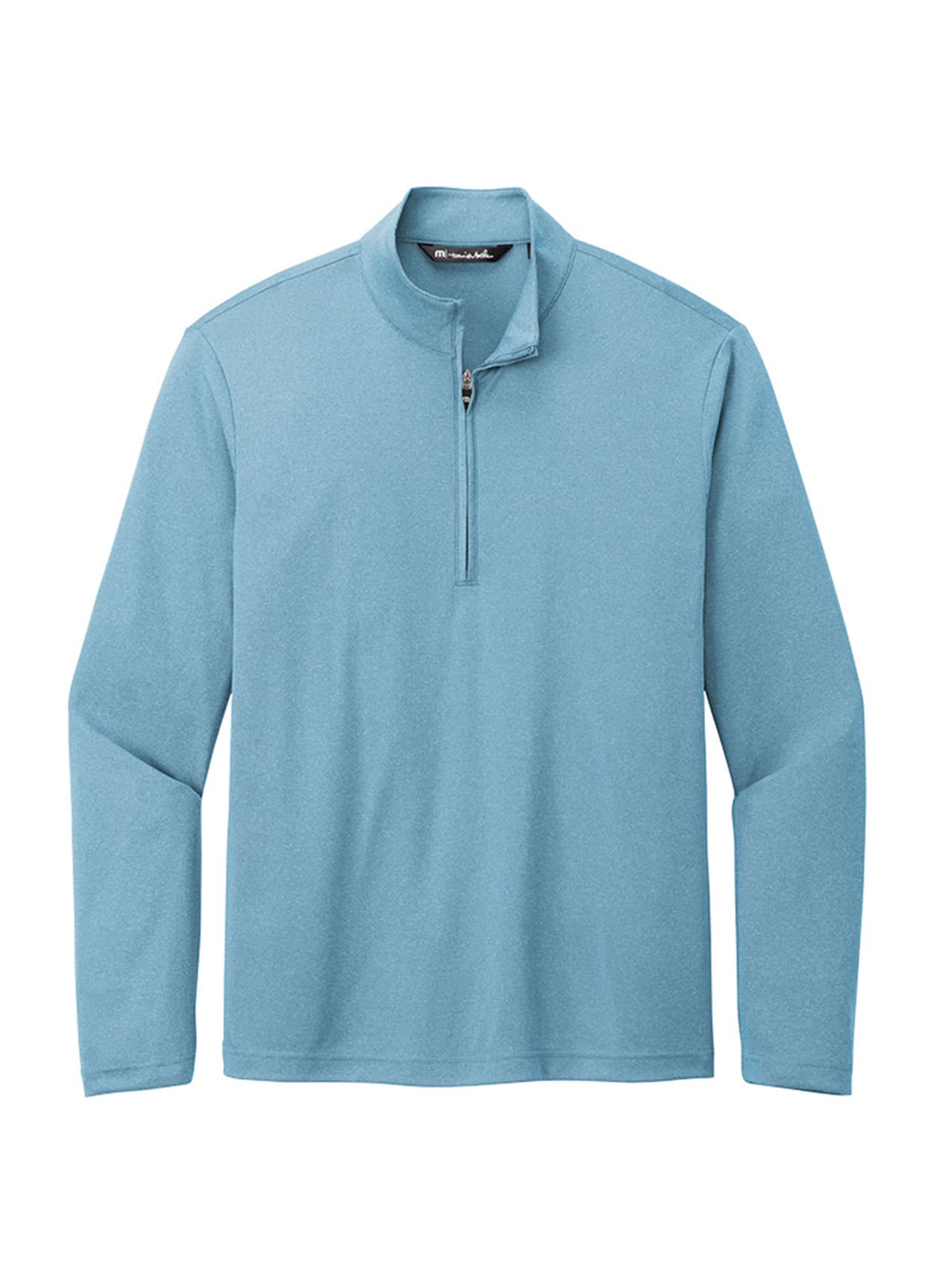 TravisMathew Men's Coto Performance Quarter Zip - Cyan 3XL