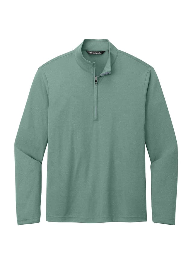 TravisMathew Men's Coto Performance Quarter Zip - Green 3XL