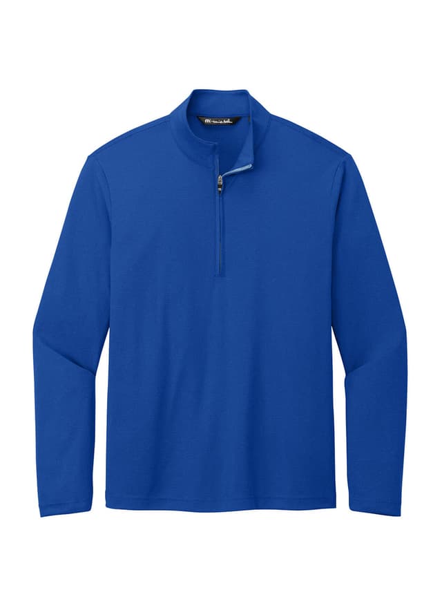 TravisMathew Men's Coto Performance Quarter Zip - Blue 3XL