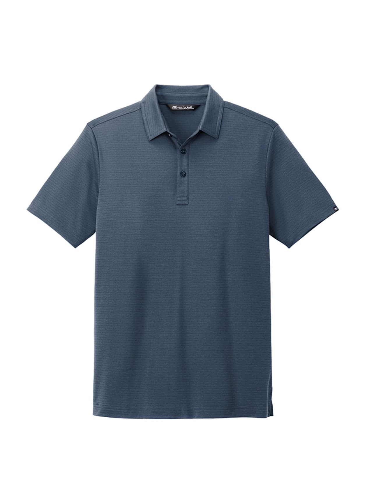 TravisMathew Men's Bayfront Solid Polo - Cyan 3XL