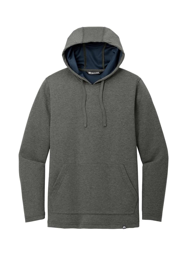 TravisMathew Men's Coveside Hoodie - Black,Dark Grey 3XL