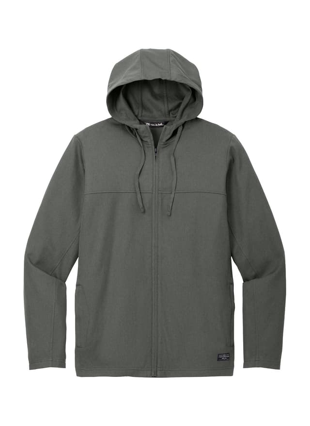 TravisMathew Men's Balboa Hooded Full-Zip Jacket - Dark Grey 3XL