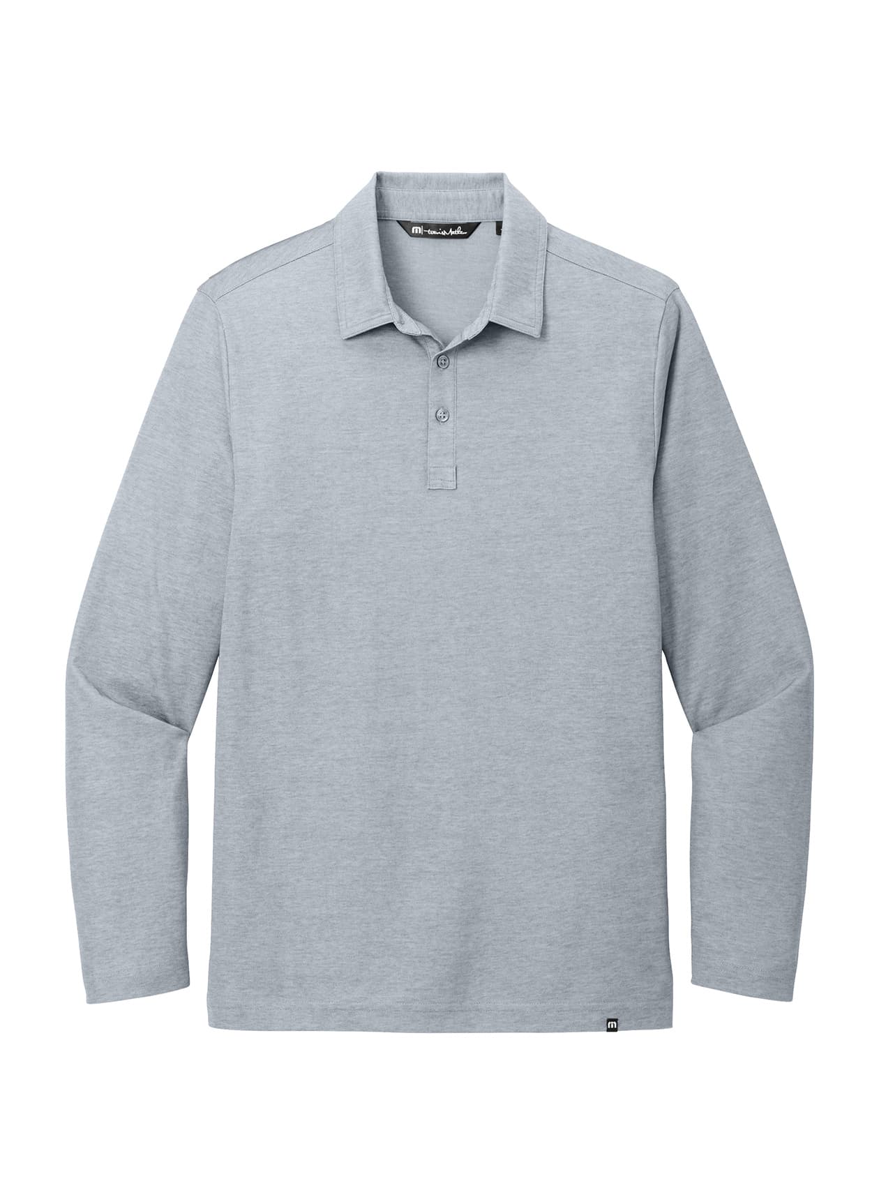 TravisMathew Men's Oceanside Heather Long Sleeve Polo