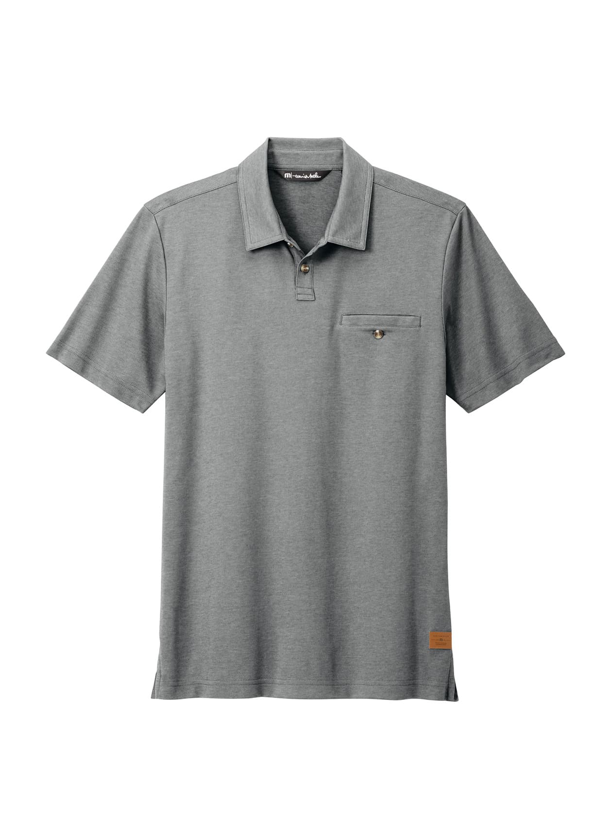 TravisMathew Men's Sunsetters Pocket Polo - Light Grey 3XL
