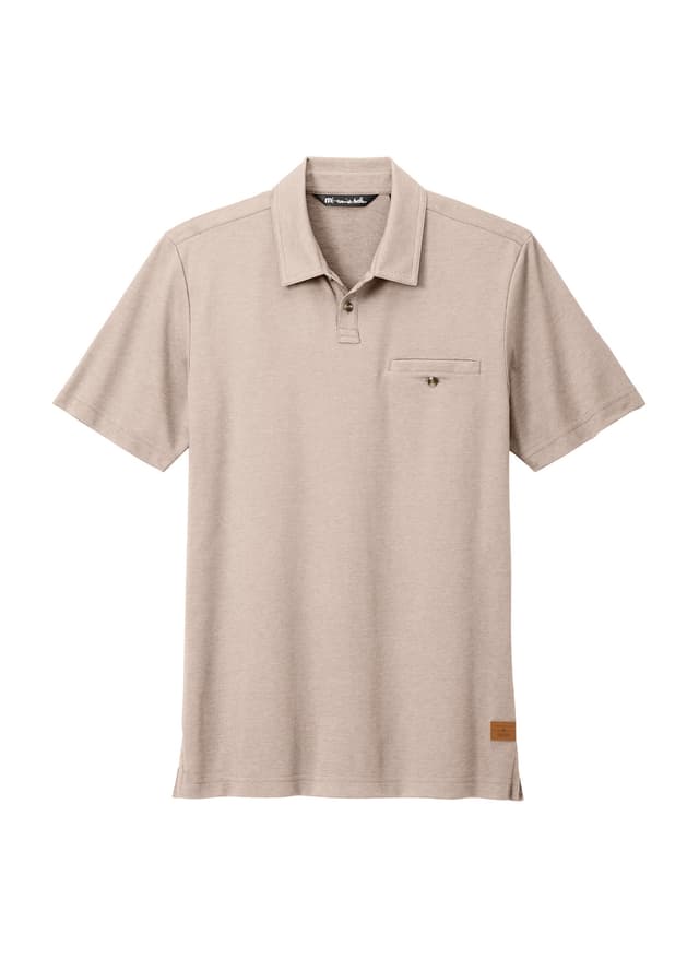 TravisMathew Men's Sunsetters Pocket Polo - Brown 3XL