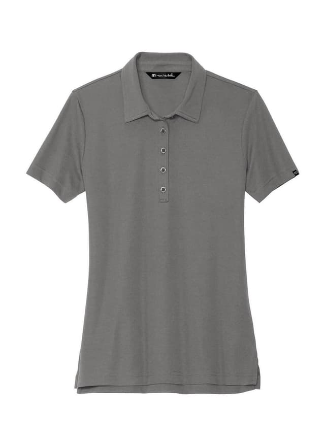 TravisMathew Women's Oceanside Solid Polo - Dark Grey LG