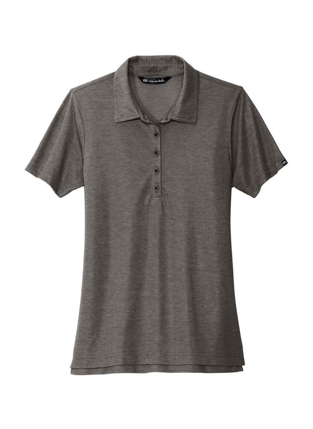 TravisMathew Women's Oceanside Heather Polo - Black LG