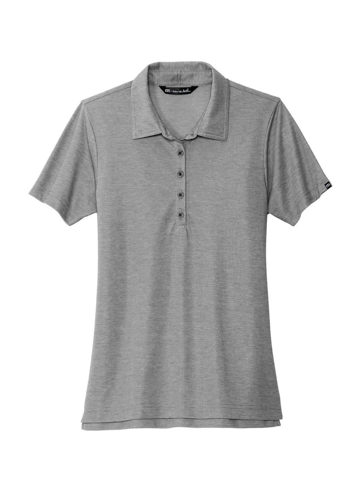 TravisMathew Women's Oceanside Heather Polo - Light Grey LG