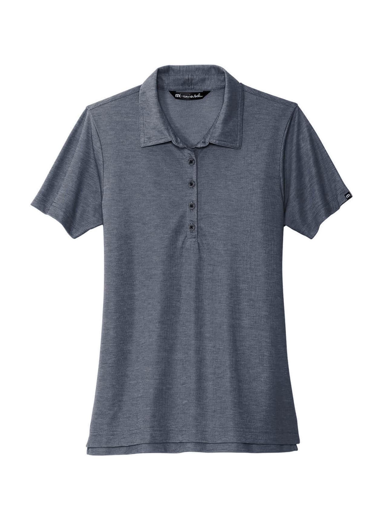 TravisMathew Women's Oceanside Heather Polo - Navy LG