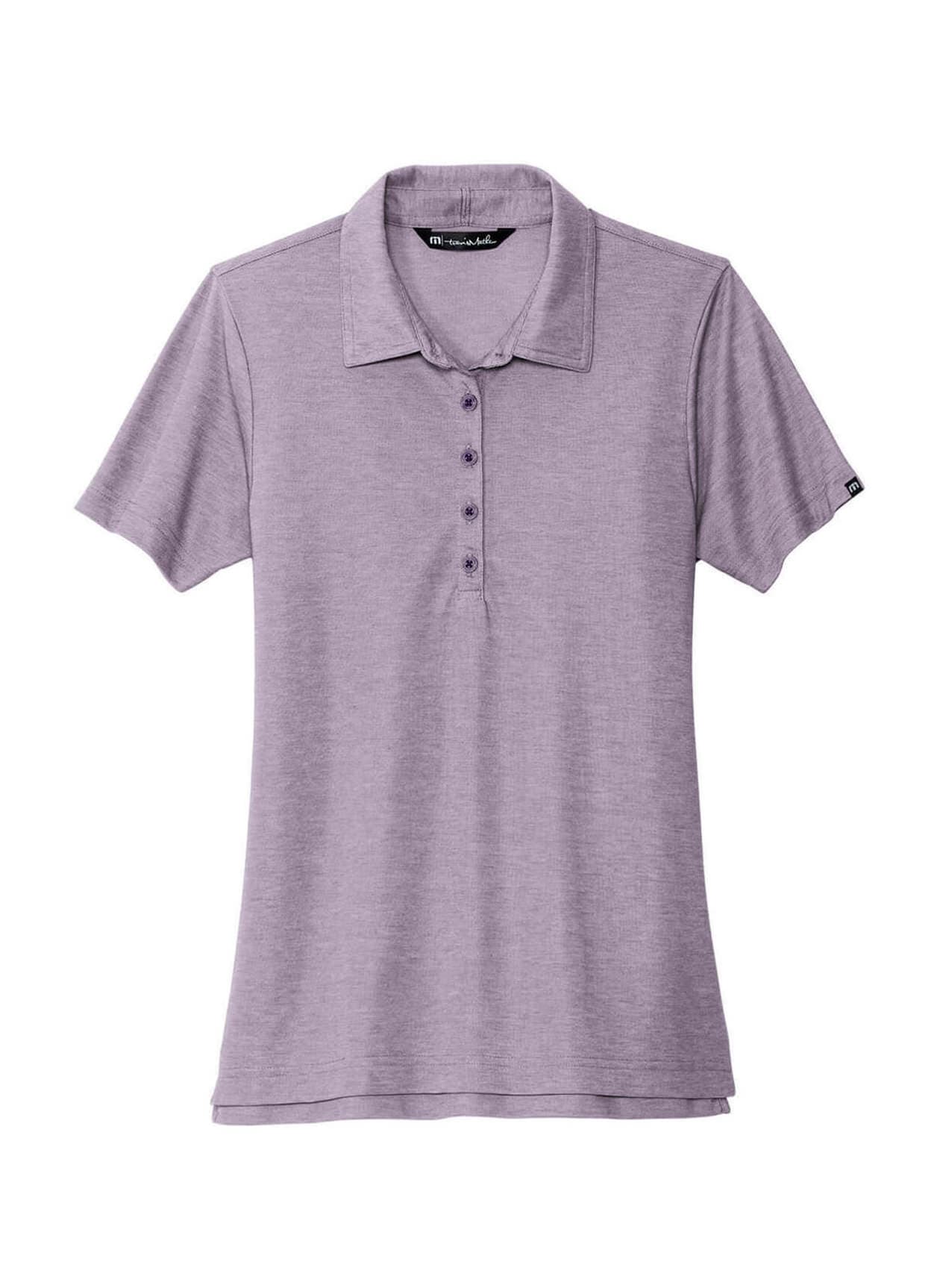 TravisMathew Women's Oceanside Heather Polo - Purple LG