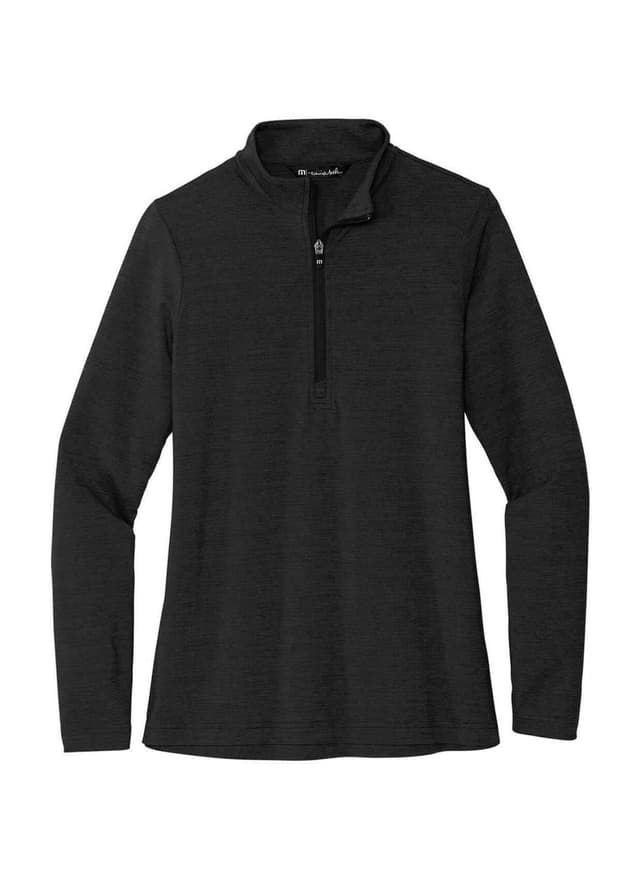 TravisMathew Women's Crestview Quarter-Zip - Black LG