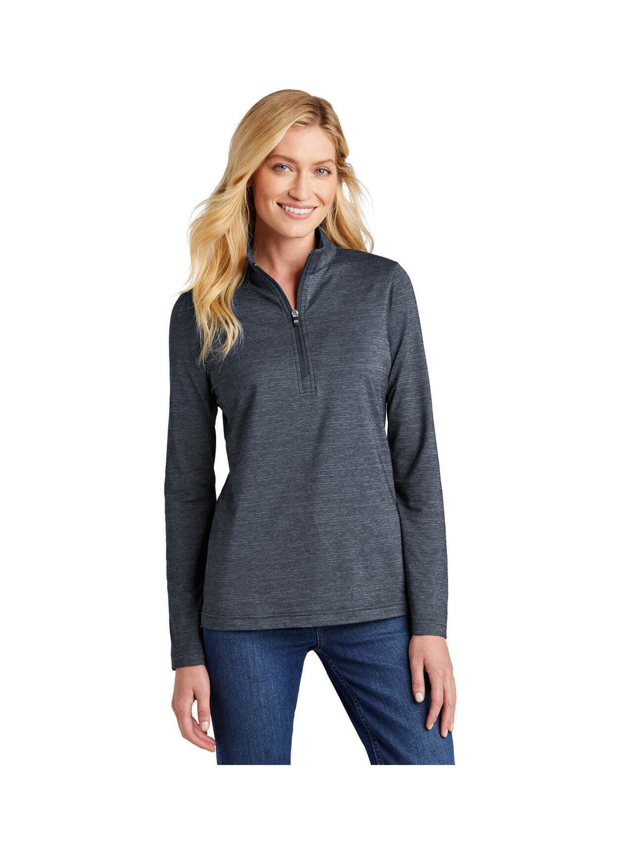 TravisMathew Women's Crestview Quarter-Zip - Navy LG