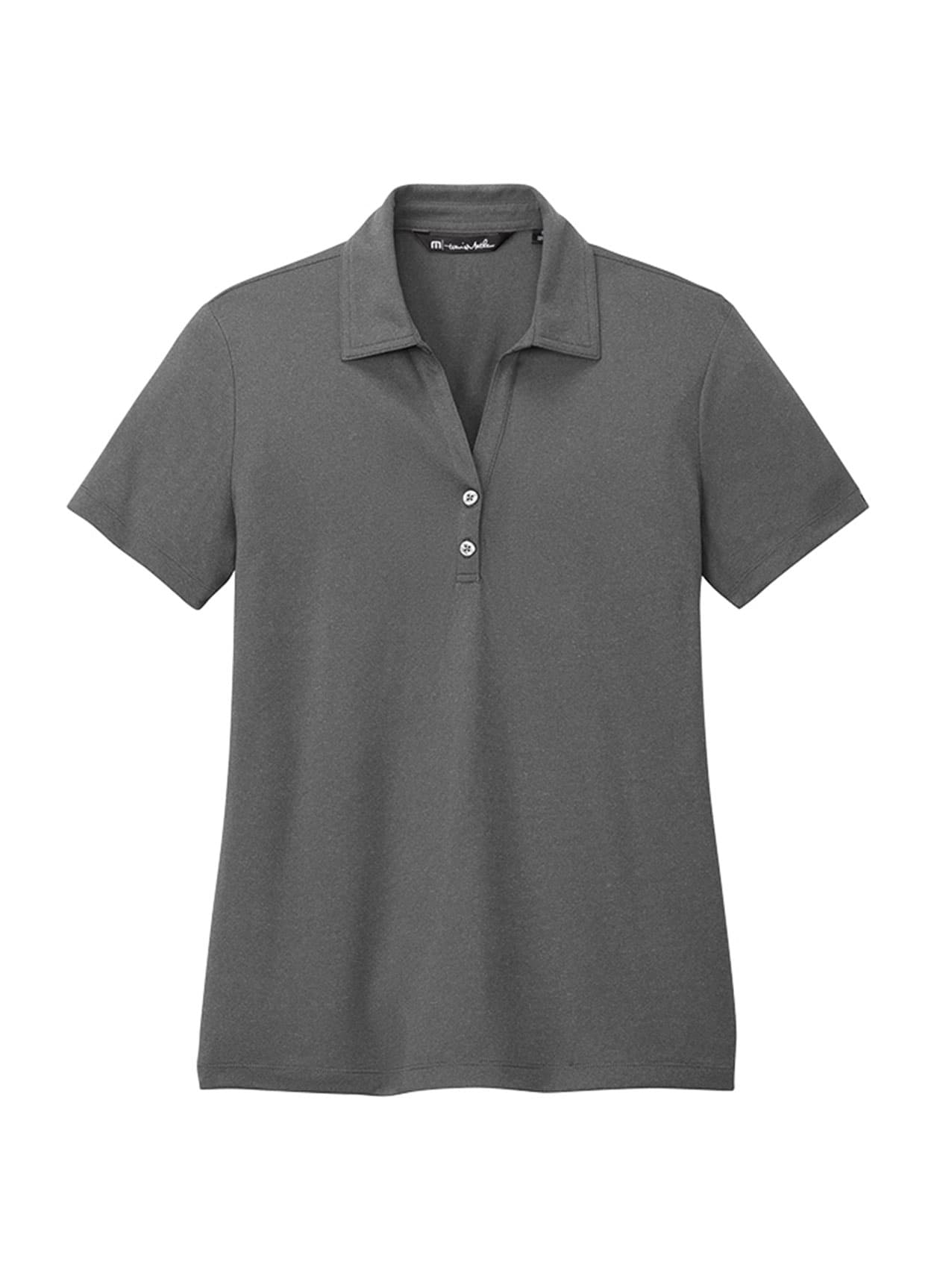 TravisMathew Women's Coto Performance Polo - Black,Light Grey LG