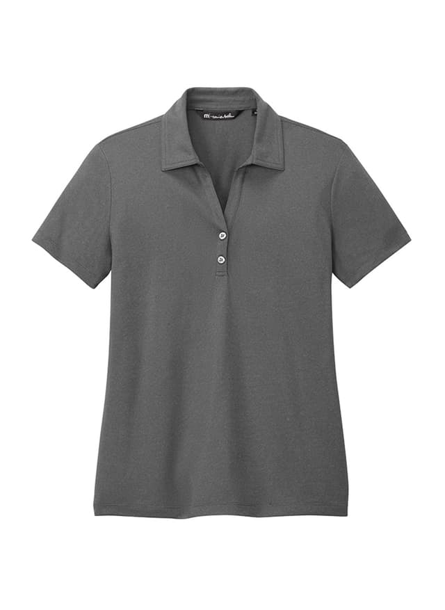 TravisMathew Women's Coto Performance Polo - Black,Light Grey LG