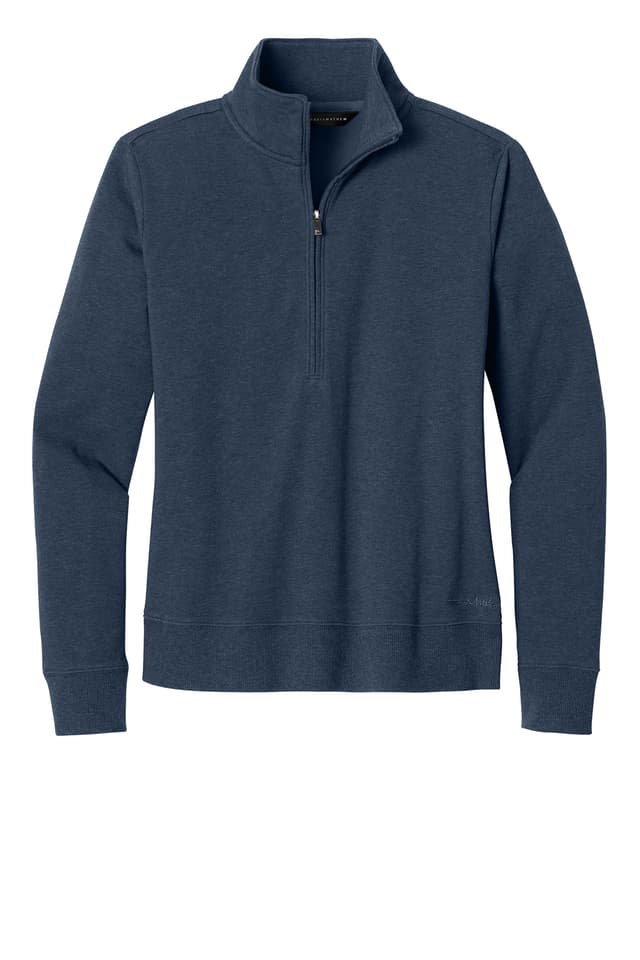 TravisMathew Women's Ocean Villa Quarter-Zip - Navy LG