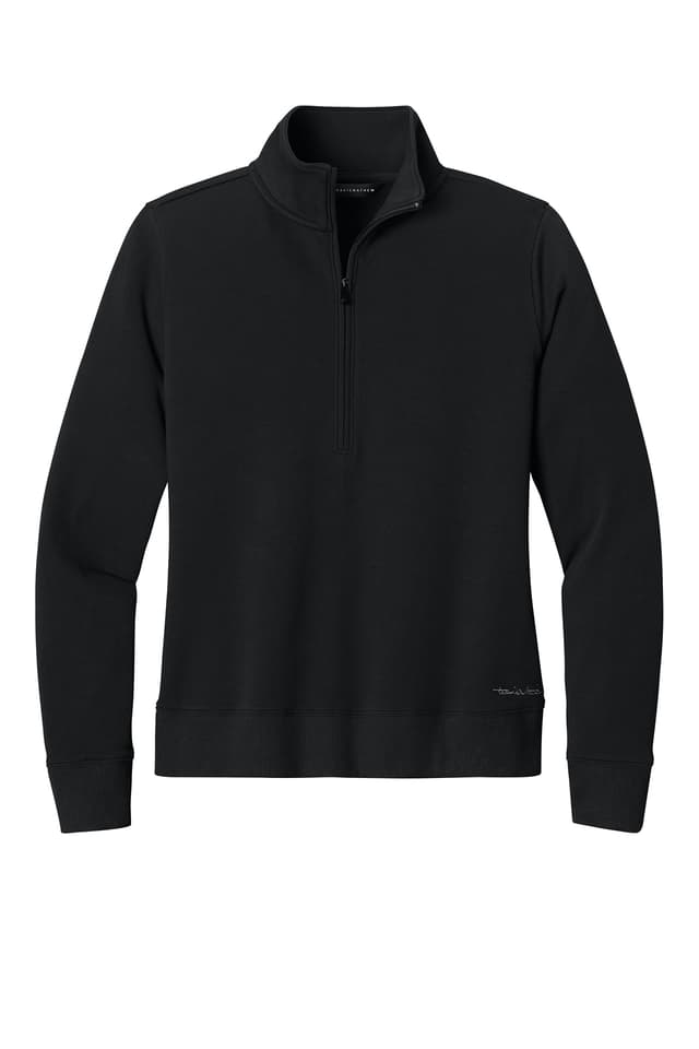 TravisMathew Women's Ocean Villa Quarter-Zip - Black LG