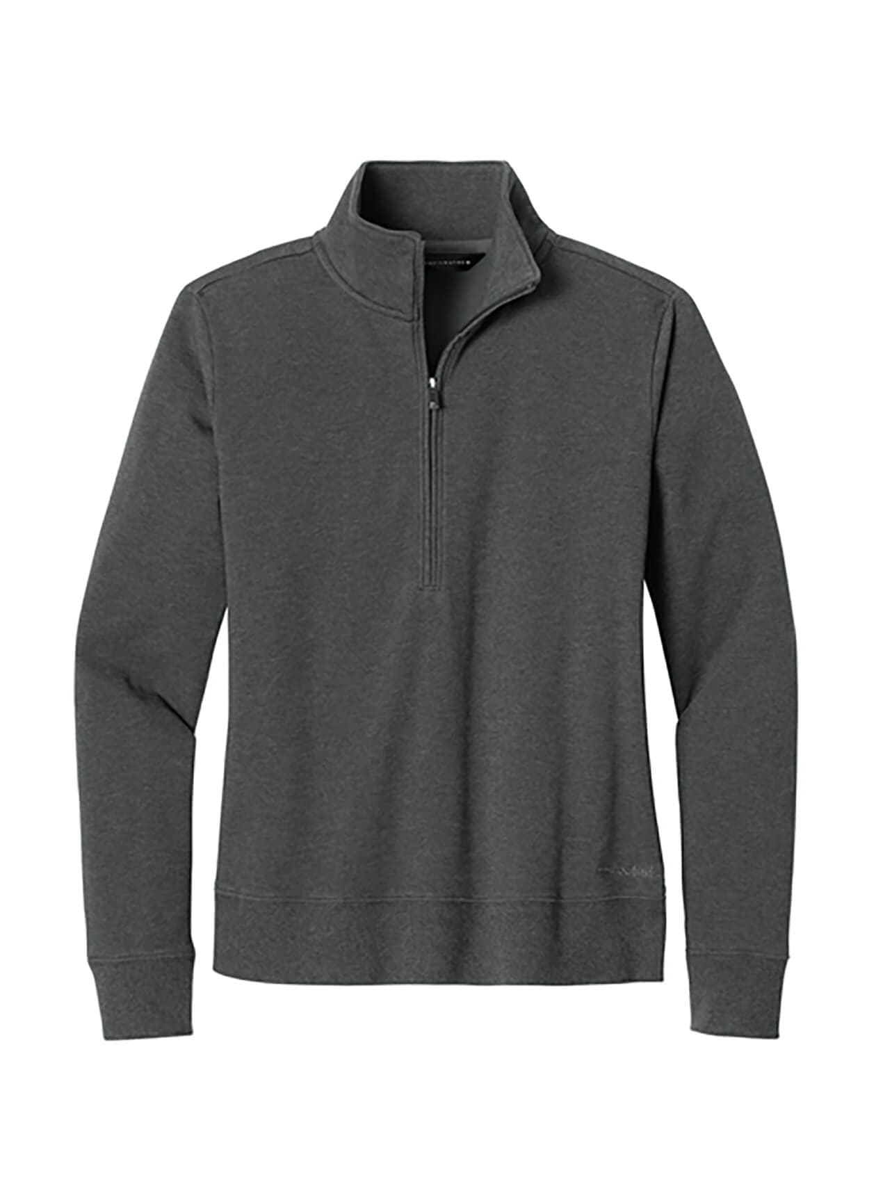 TravisMathew Women's Ocean Villa Quarter-Zip - Dark Grey LG
