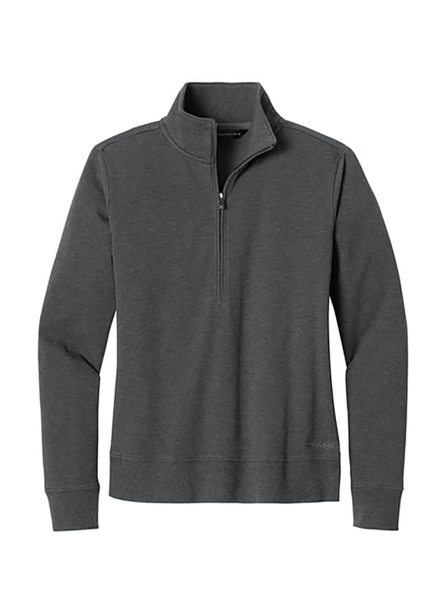 TravisMathew Women's Ocean Villa Quarter-Zip - Dark Grey LG