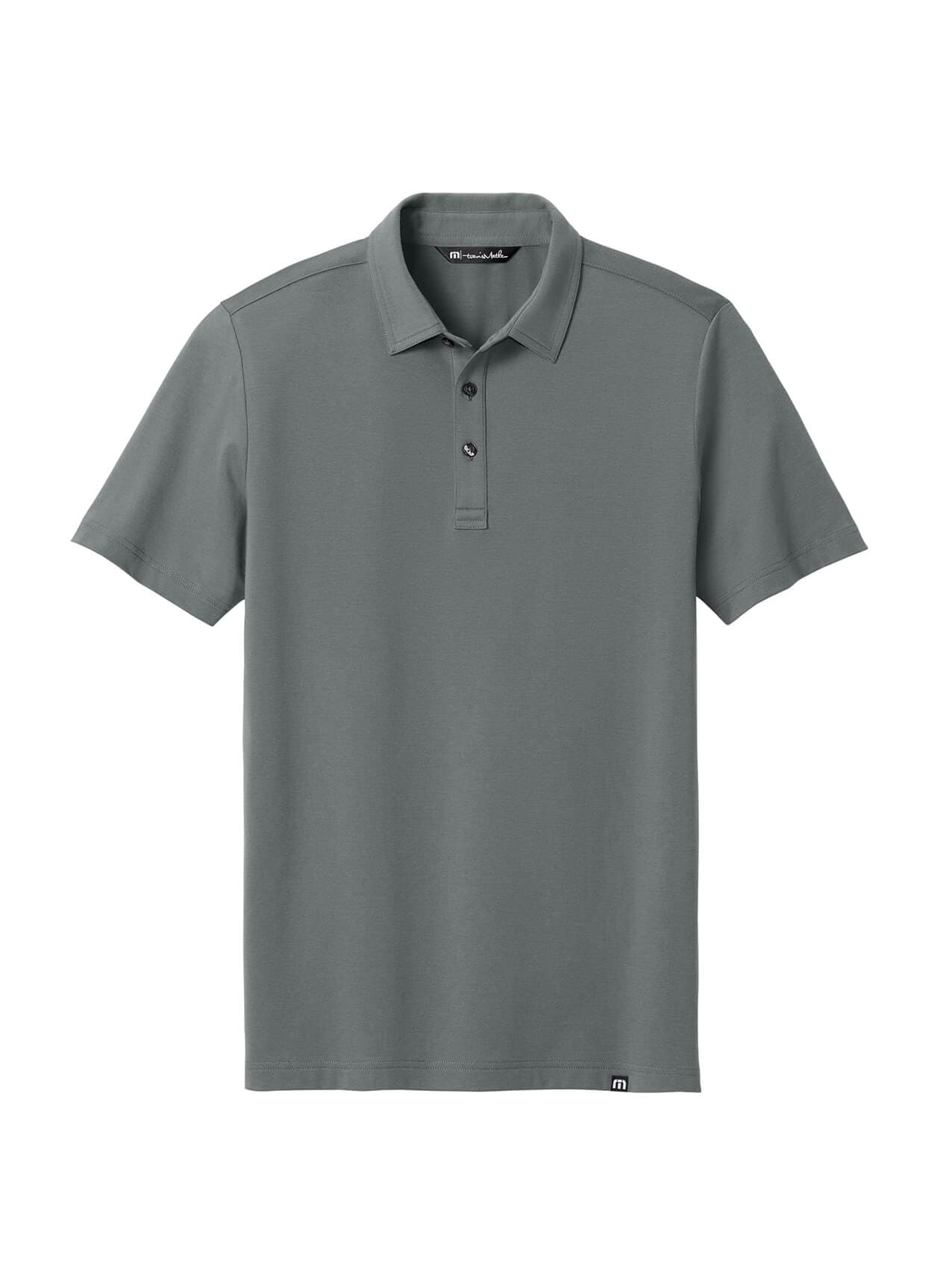 TravisMathew Men's Glenview Solid Polo - Dark Grey 3XL