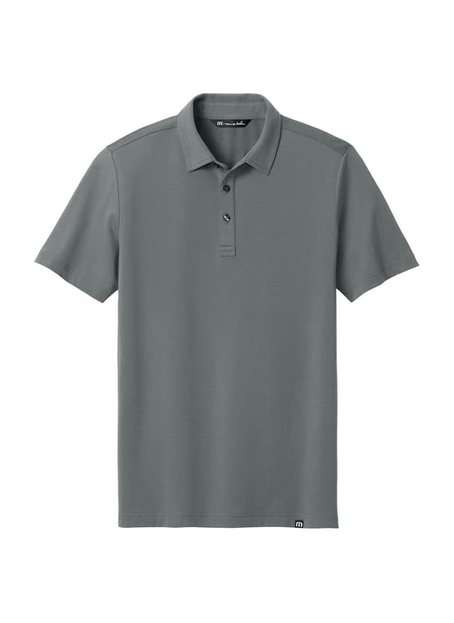 TravisMathew Men's Glenview Solid Polo - Dark Grey 3XL