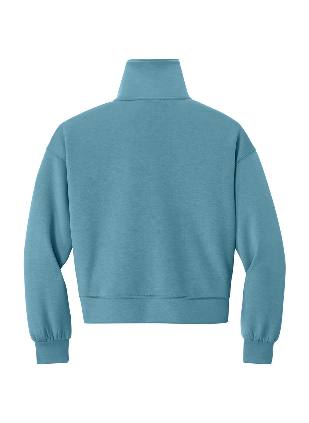 TravisMathew Women’s Momentum Shift Half-Zip - Cyan LG