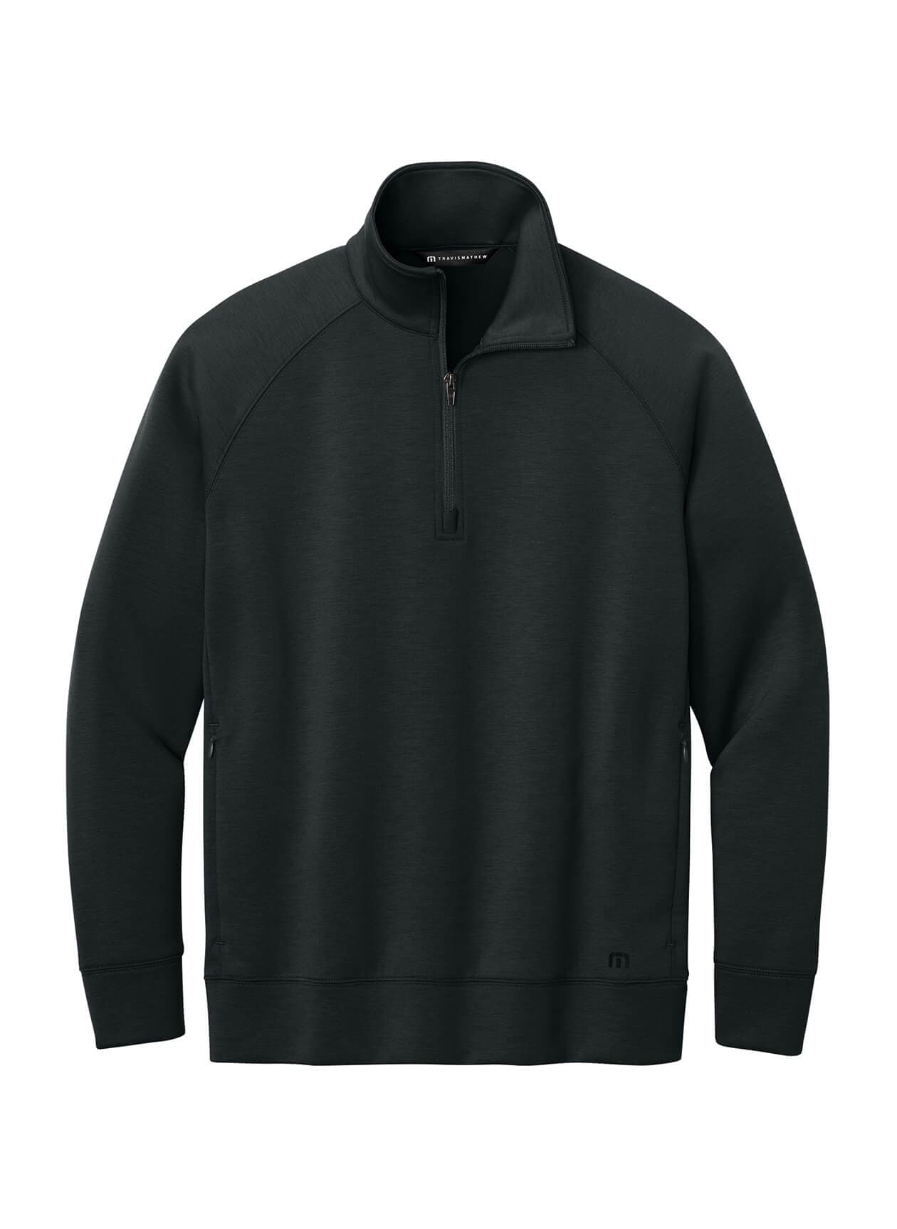 TravisMathew Men's Momentum Shift Quarter-Zip - Black 3XL