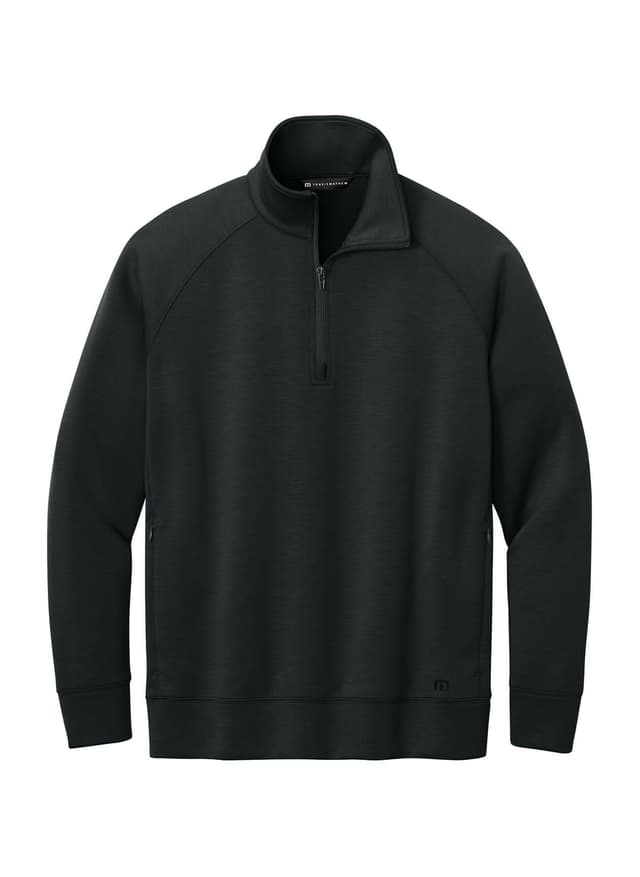 TravisMathew Men's Momentum Shift Quarter-Zip - Black 3XL