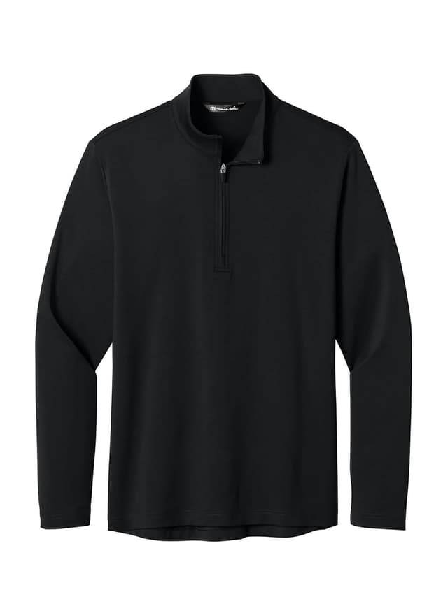 TravisMathew Men's Onward Quarter-Zip - Black 3XL