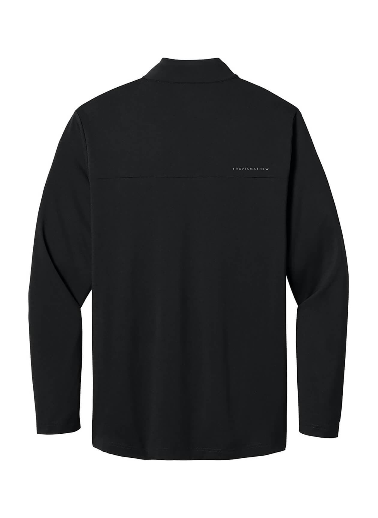 TravisMathew Men's Onward Quarter-Zip - Black 3XL
