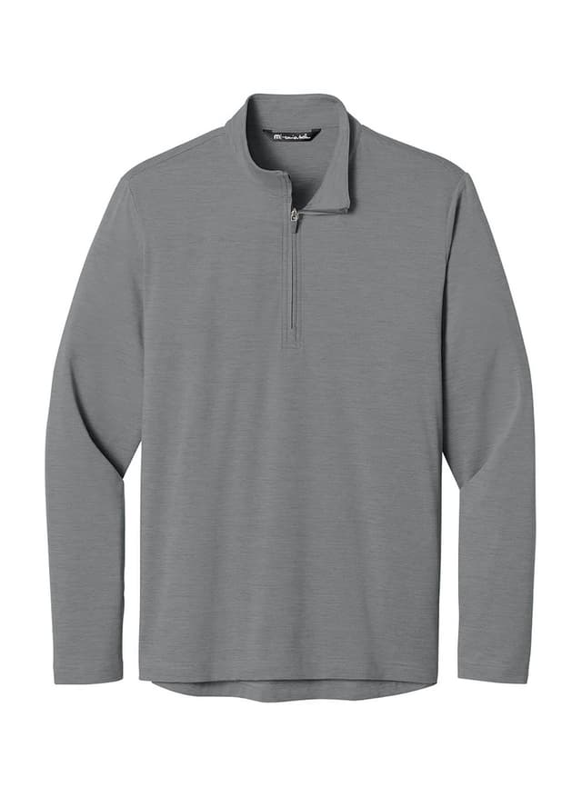 TravisMathew Men's Onward Quarter-Zip - Light Grey 3XL