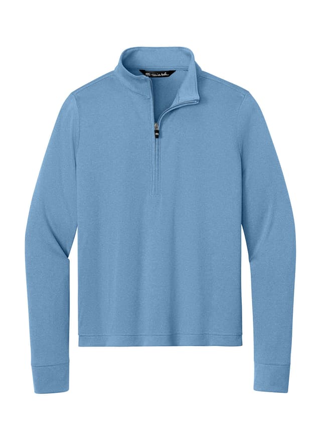 TravisMathew Women’s Coto Half-Zip - Cyan LG