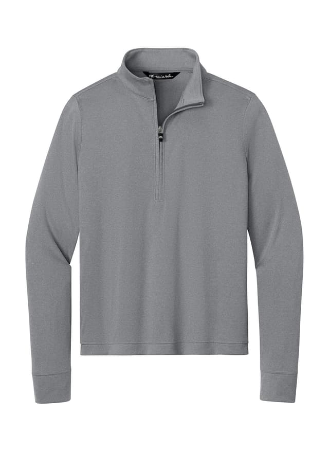 TravisMathew Women’s Coto Half-Zip - Light Grey LG