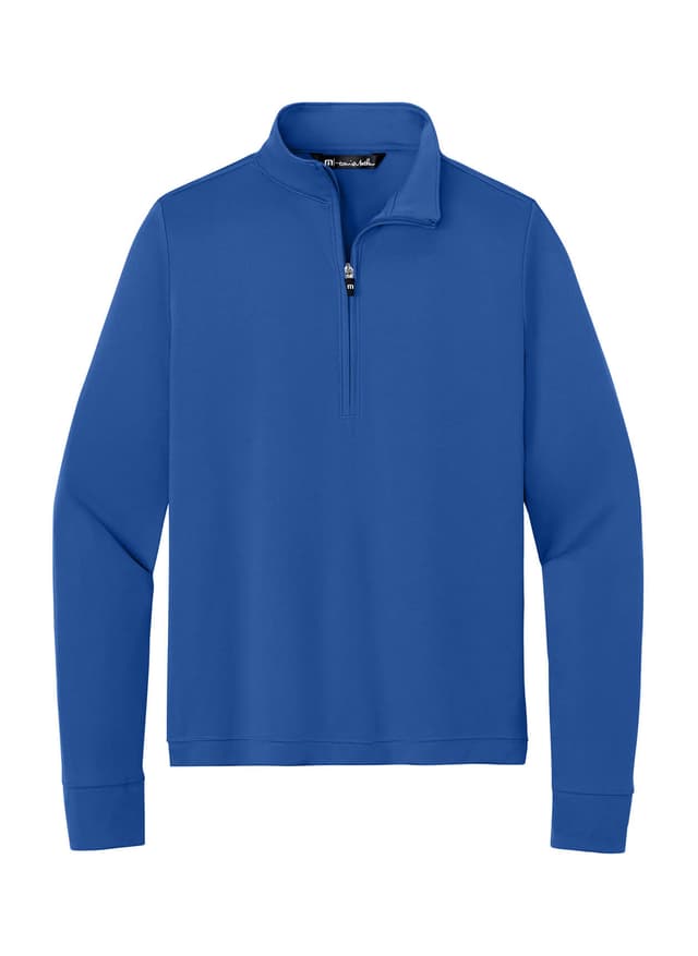 TravisMathew Women’s Coto Half-Zip - Blue LG