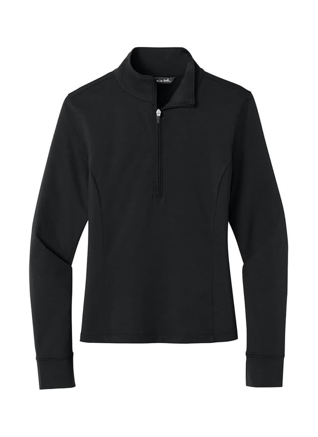 TravisMathew Women's Onward Half-Zip - Black LG