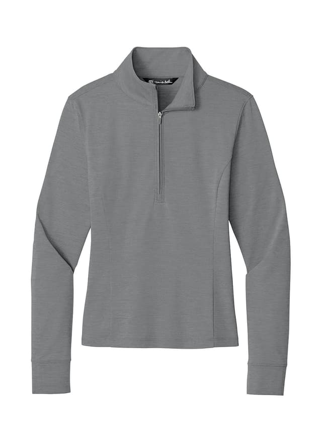 TravisMathew Women's Onward Half-Zip - Light Grey LG