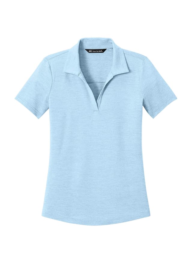 TravisMathew Women's Onward Polo - Cyan LG