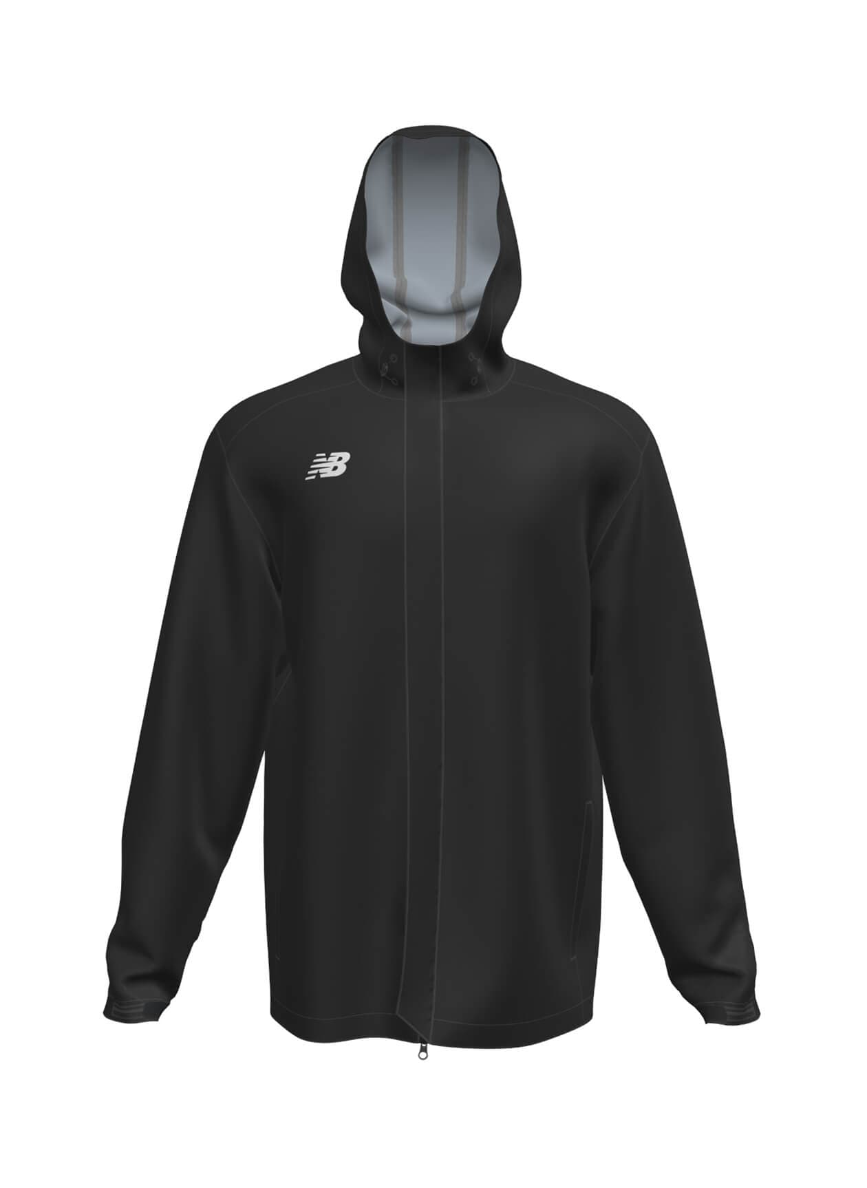 New Balance Men's Team Rain Jacket - Black 3XL