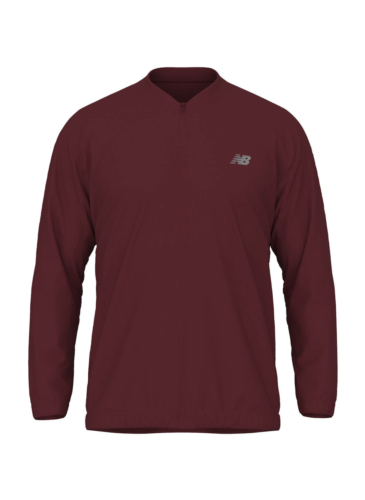New Balance Men's Team Stretch Bomber Jacket - Red 3XL