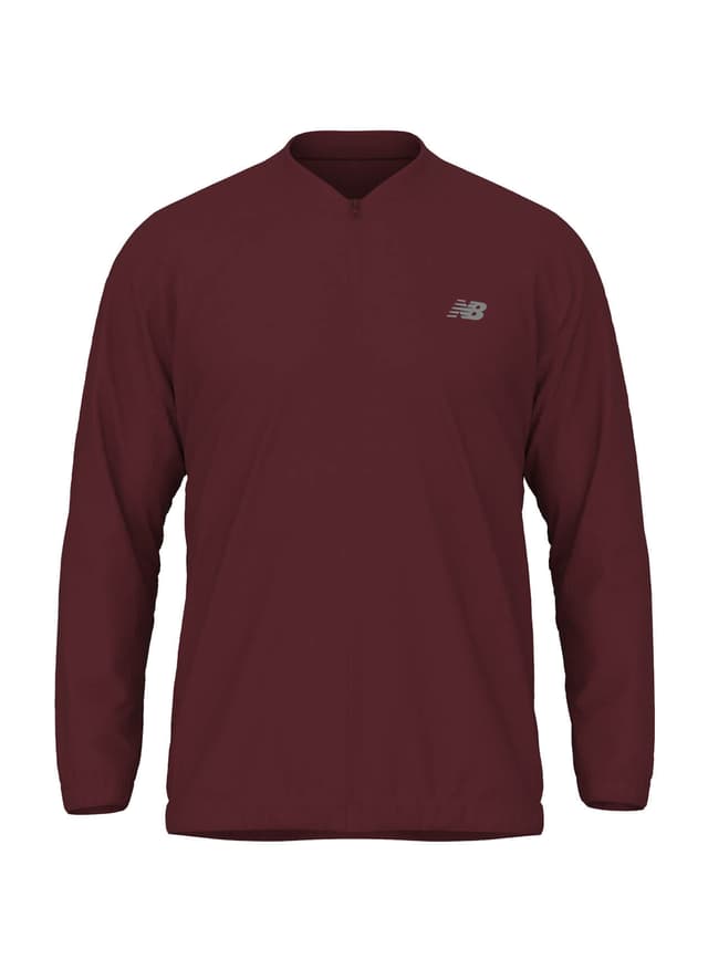 New Balance Men's Team Stretch Bomber Jacket - Red 3XL