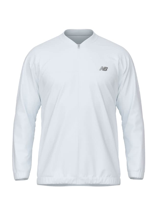New Balance Men's Team Stretch Bomber Jacket - White 3XL