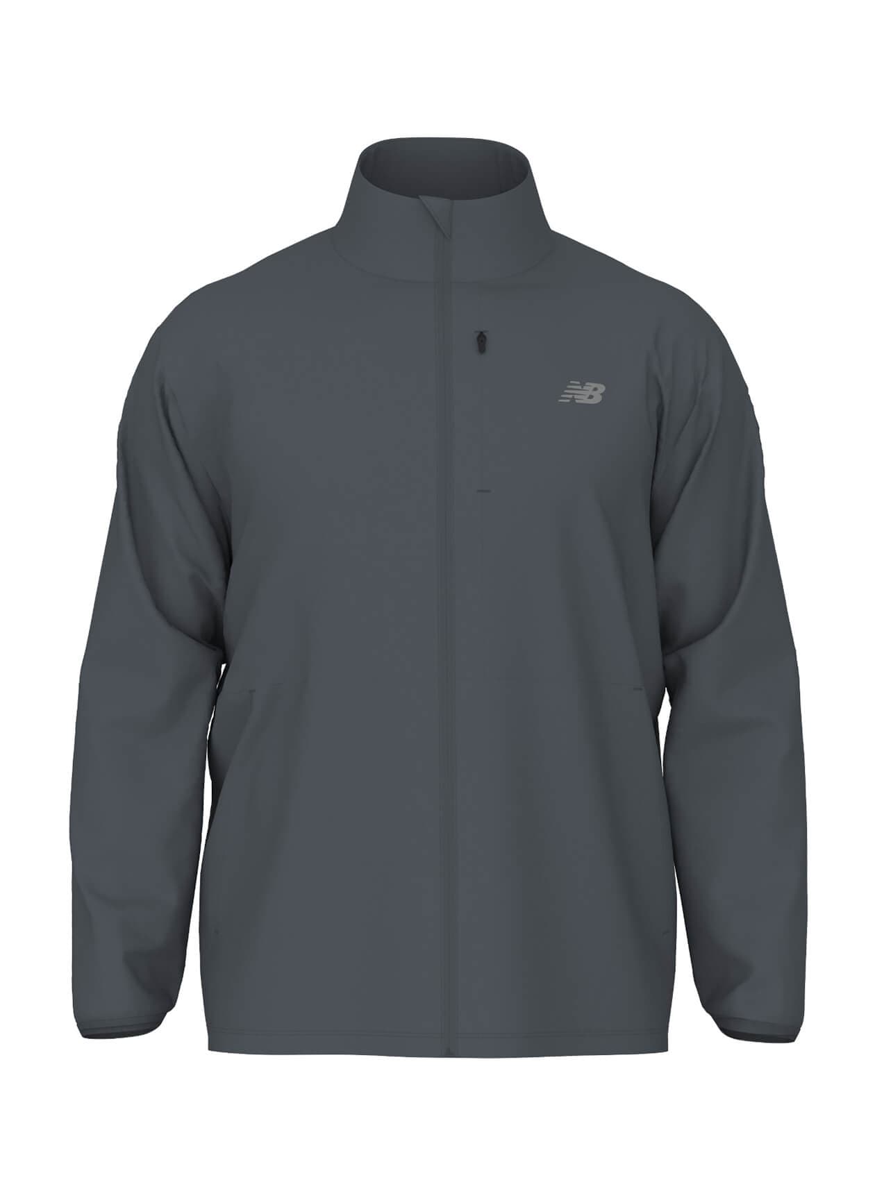 New Balance Men's Team Stretch Woven Jacket - Dark Grey 3XL