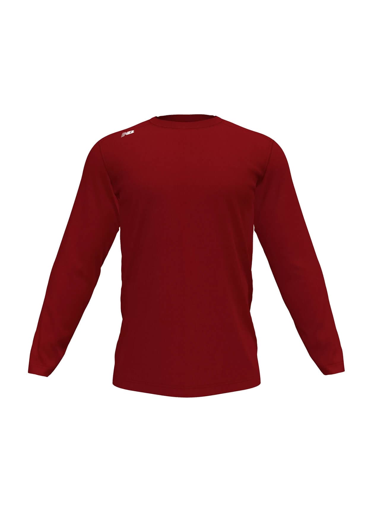 New Balance Men's Long Sleeve Tech T-Shirt - Mercury Red (MCR) 3XL