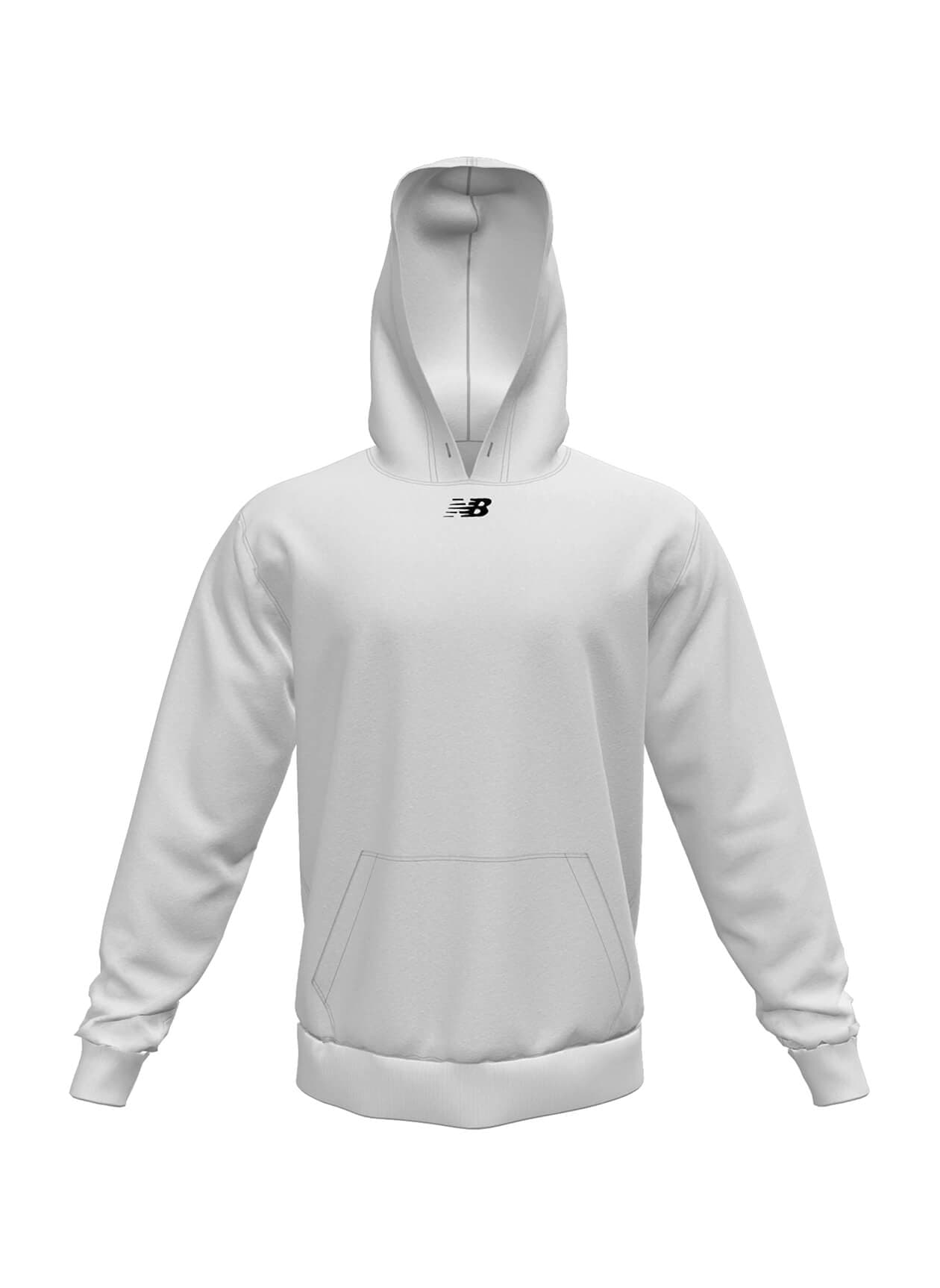 New Balance Men's NB Fleece Hoodie - White 3XL