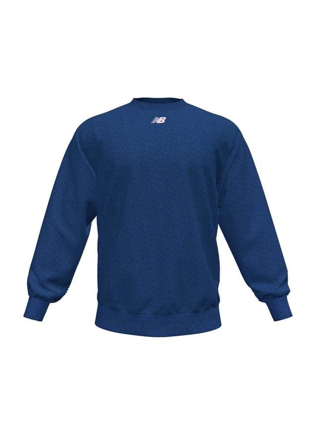 New Balance Men's Crew Fleece - Blue 3XL